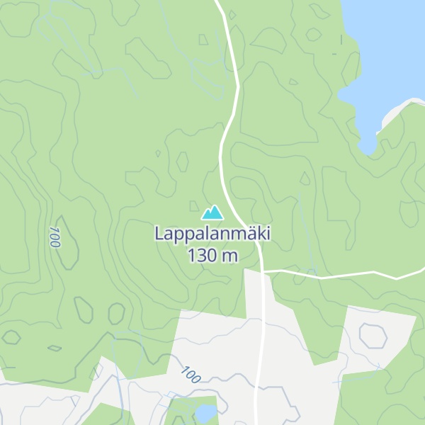 Map of Lappalanmäki