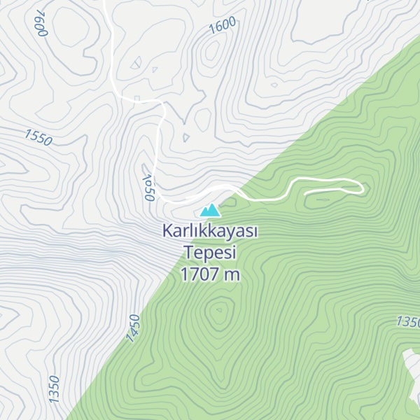 Map of Karlıkkayası Tepesi