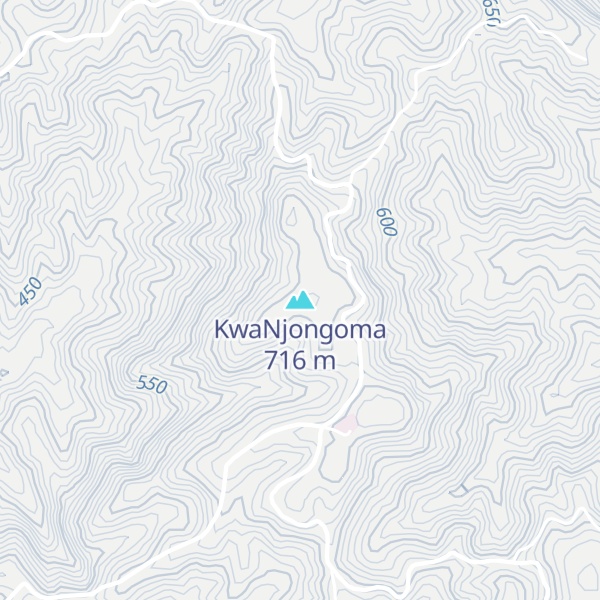 Map of KwaNjongoma