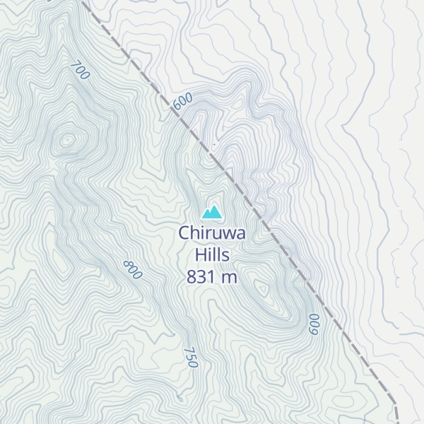 Map of Chiruwa Hills