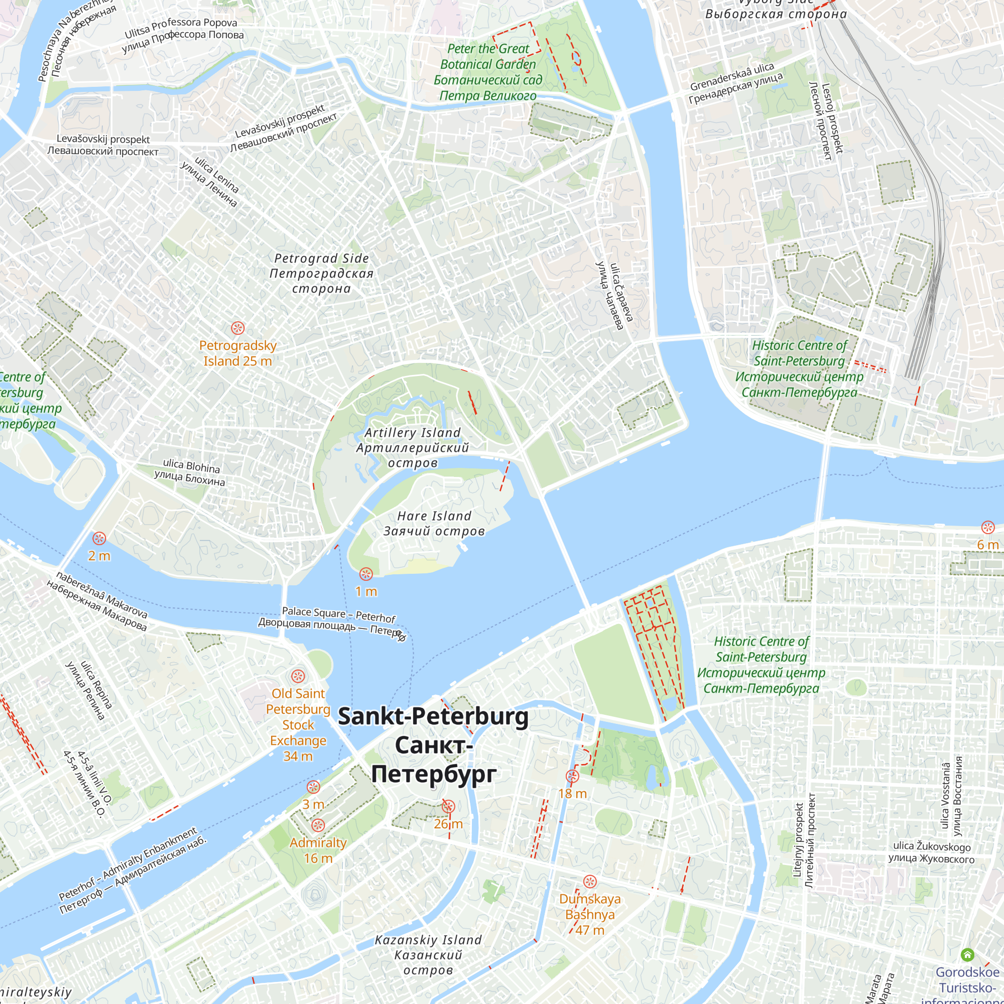 Information center map