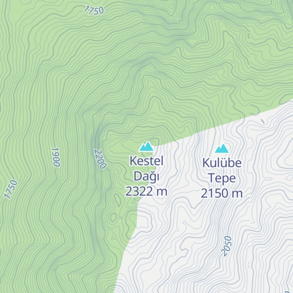 Map of Kestel Dağı