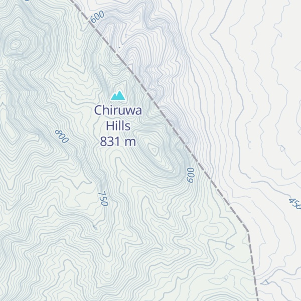 Map of Kametondo Hill