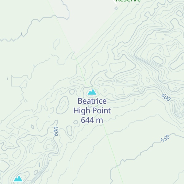 Map of Beatrice High Point