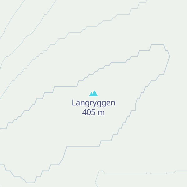 Map of Langryggen