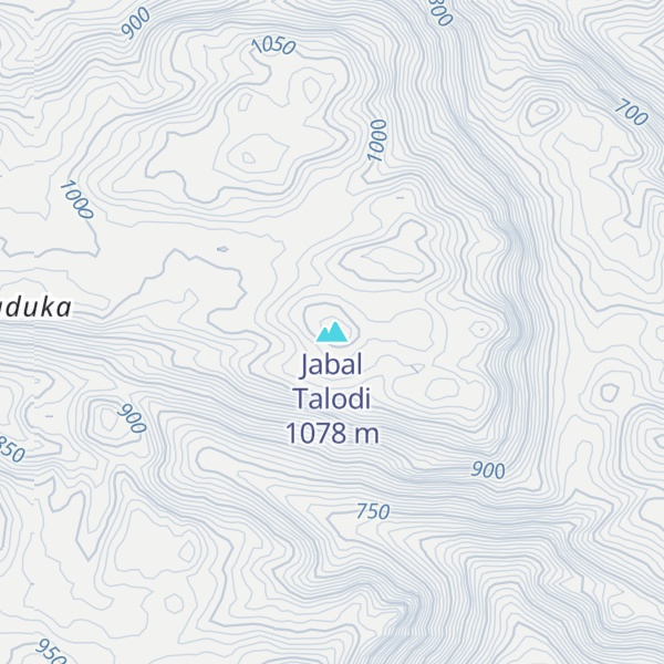 Map of Jabal Talodi