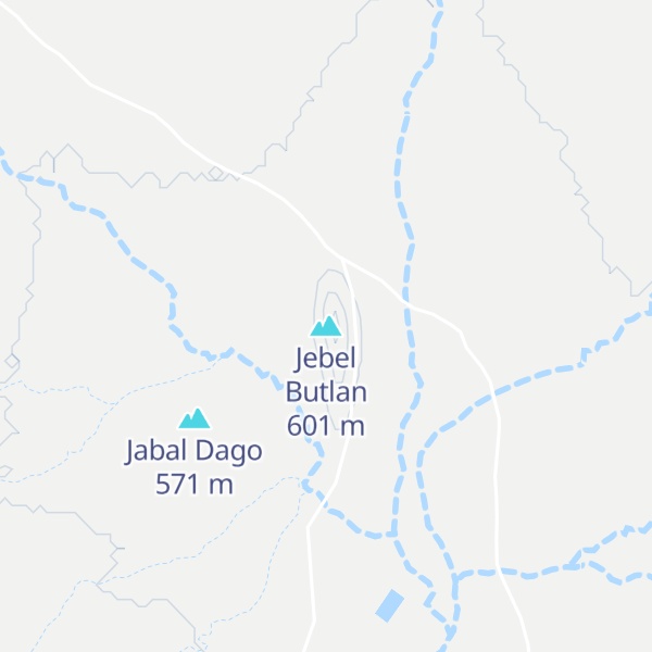 Map of Jebel Butlan