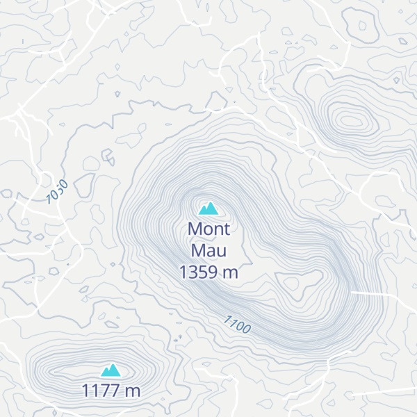 Map of Mont Mau
