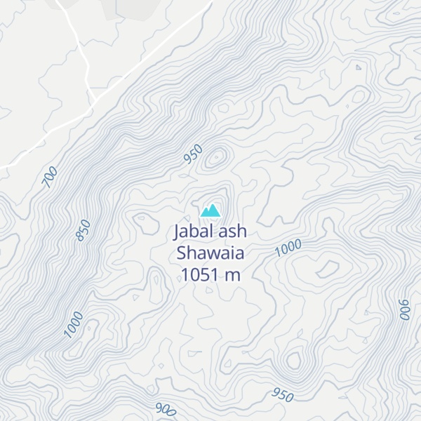 Map of Jabal ash Shawaia