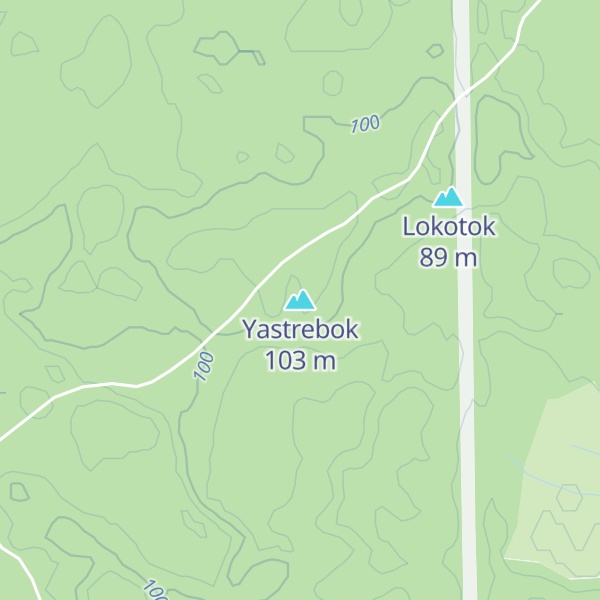 Map of Yastrebok