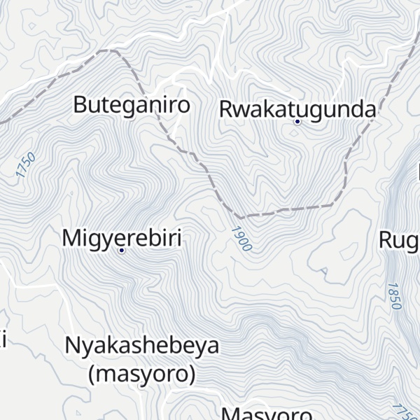 Map of Rutebe