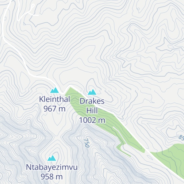 Map of Drakes Hill