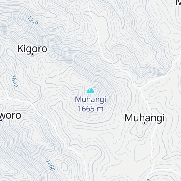 Map of Muhangi