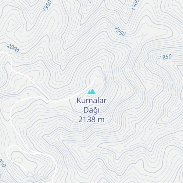 Map of Kumalar Dağı