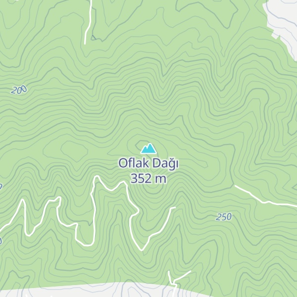 Map of Oflak Dağı