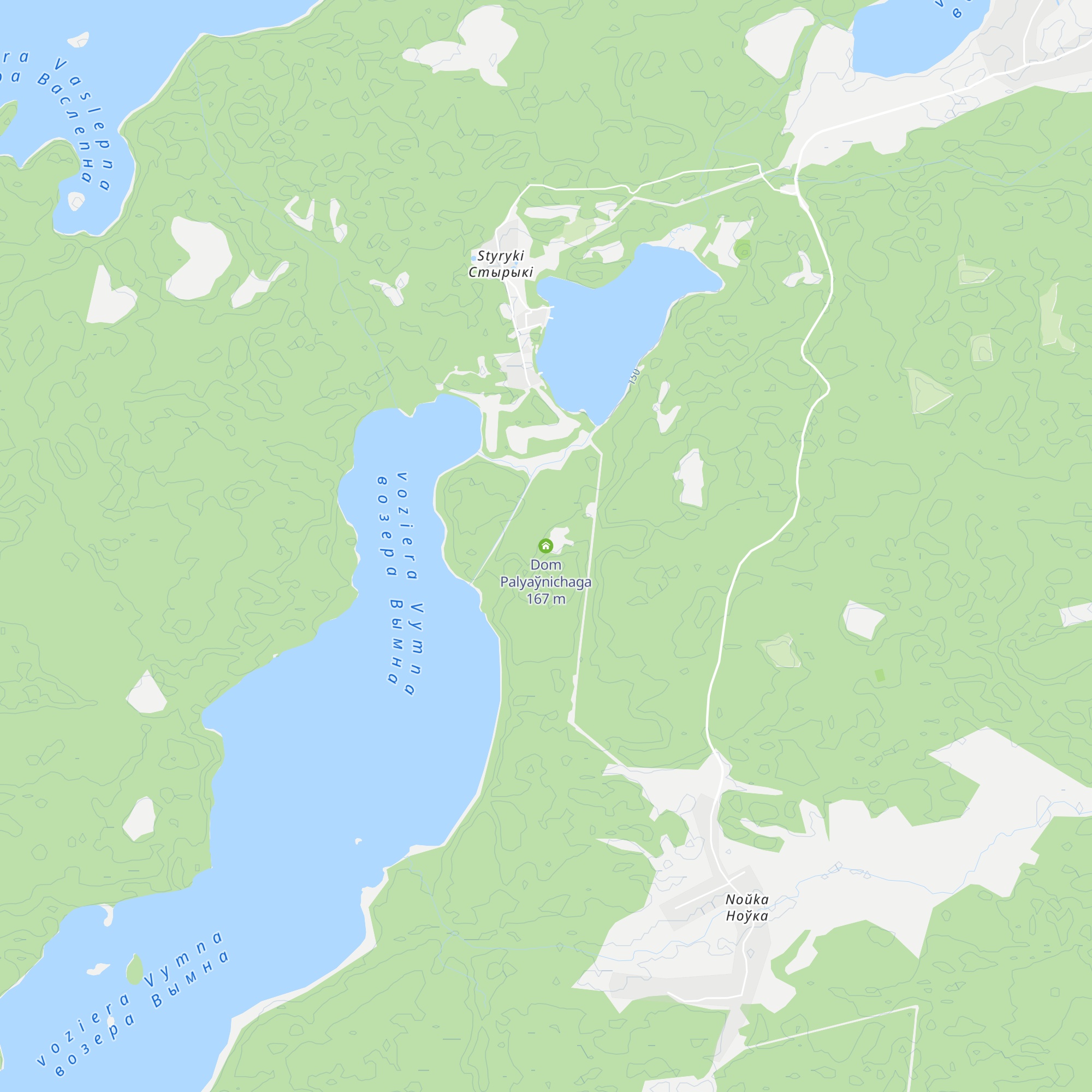 Dom Palyaўnichaga map