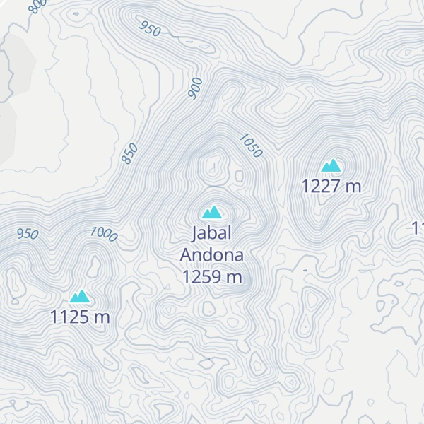Map of Jabal Andona