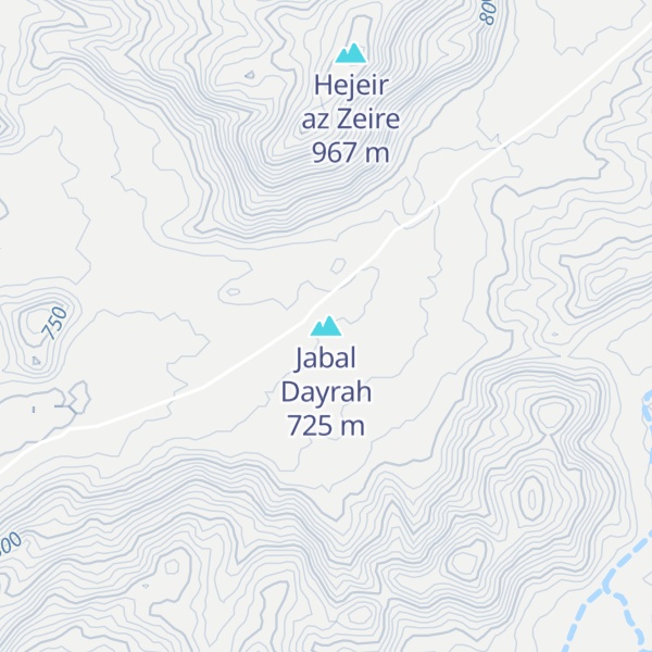 Map of Jabal Dayrah