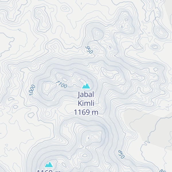 Map of Jabal Kimli