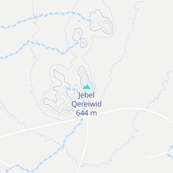 Map of Jebel Qereiwid