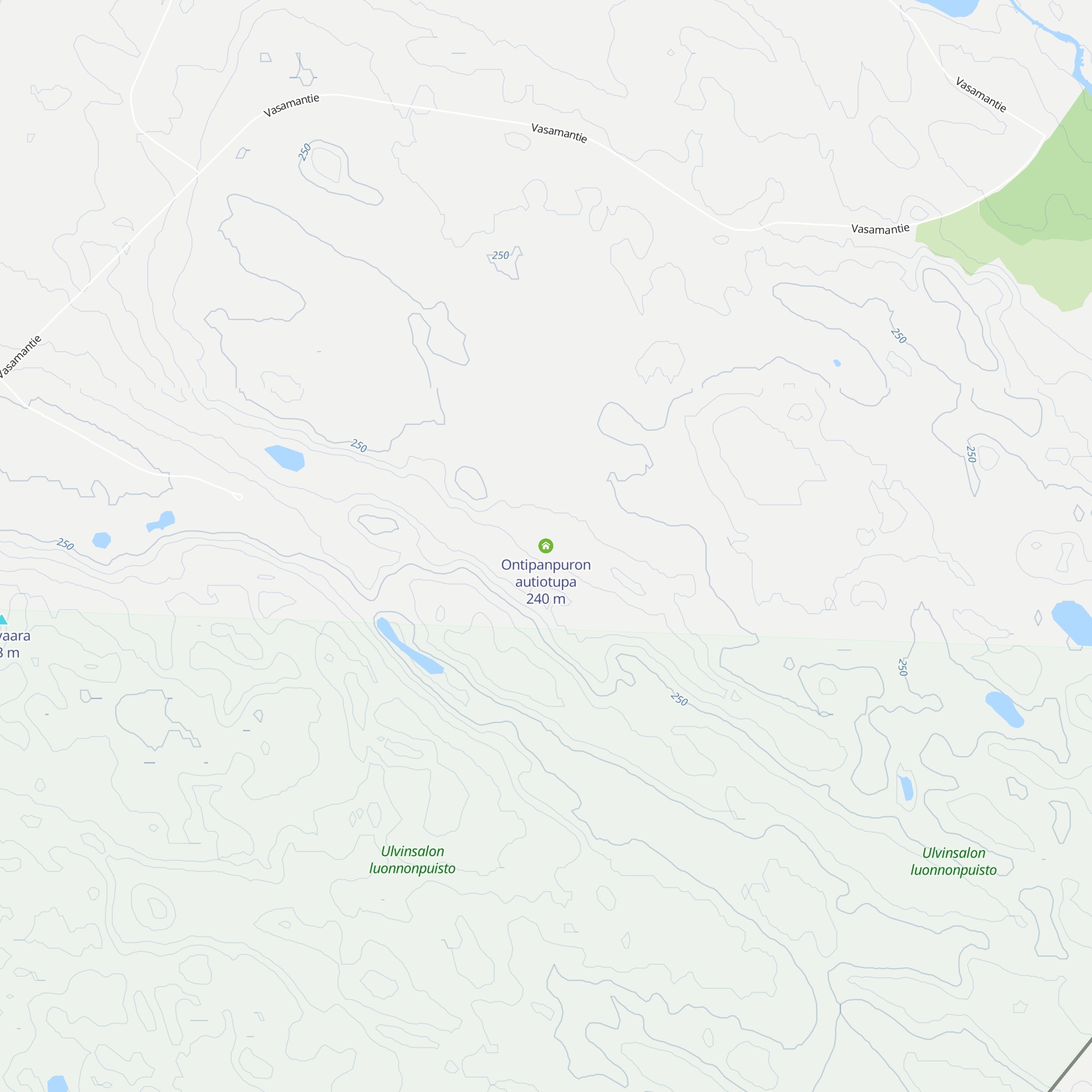 Ontipanpuron autiotupa map