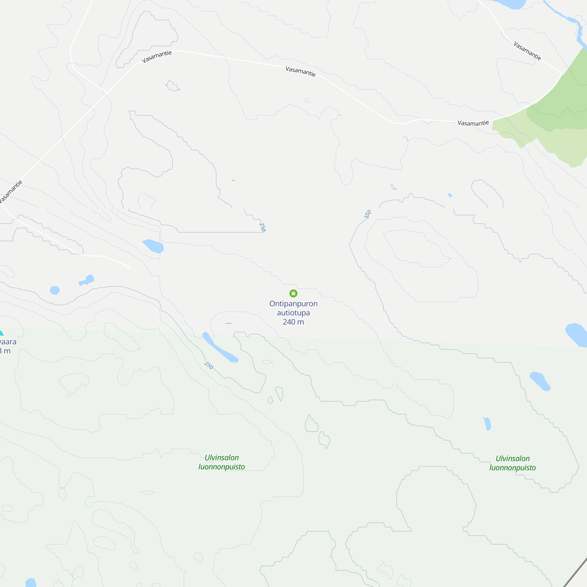 Ontipanpuron autiotupa map