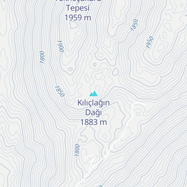 Map of Kılıçlağın Dağı