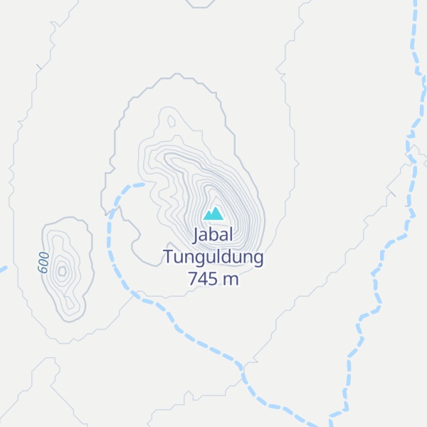 Map of Jabal Tunguldung
