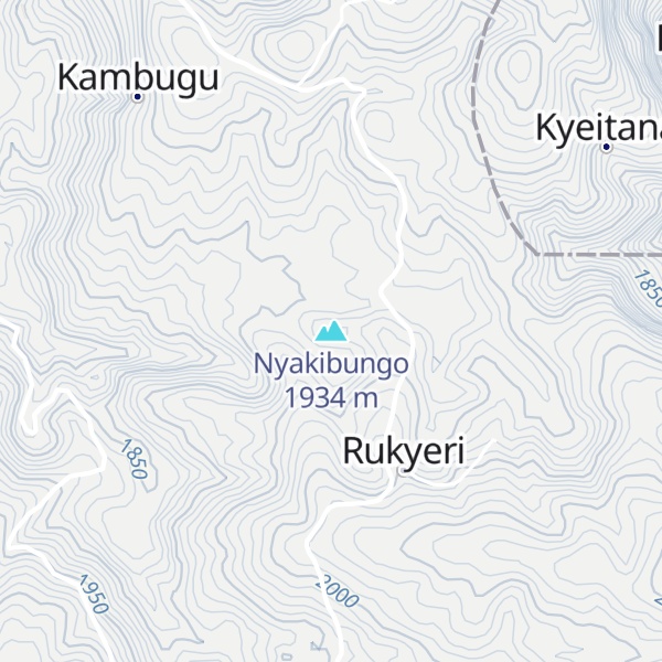 Map of Nyakibungo