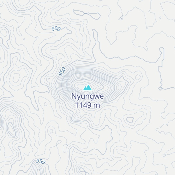 Map of Nyungwe