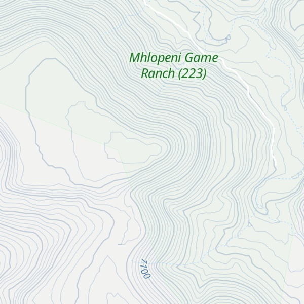 Map of KwaNgcasane
