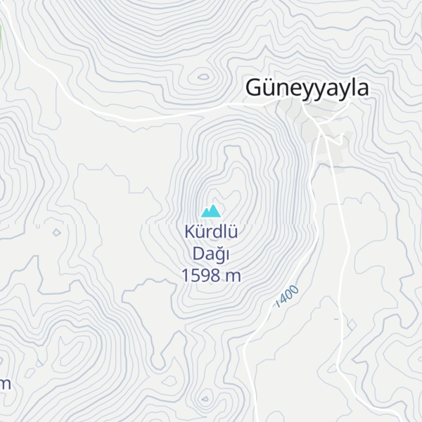 Map of Kürdlü Dağı