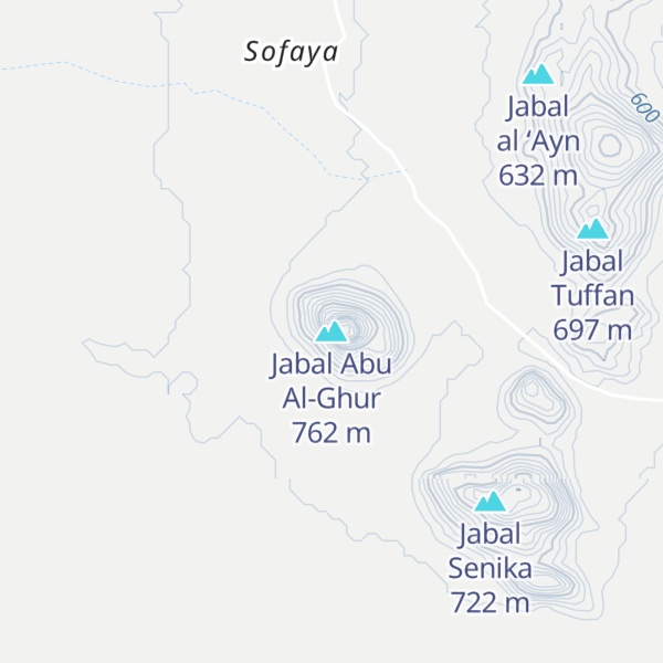 Map of Jabal Abu Al-Ghur