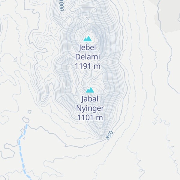 Map of Jabal Nyinger