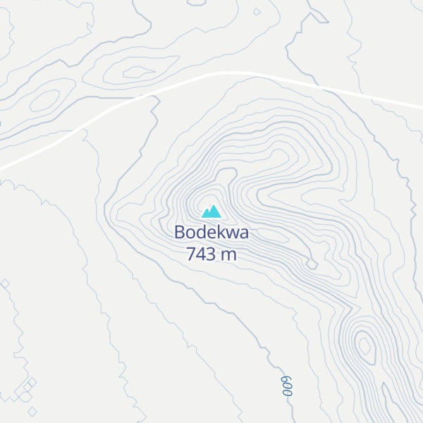 Map of Bodekwa
