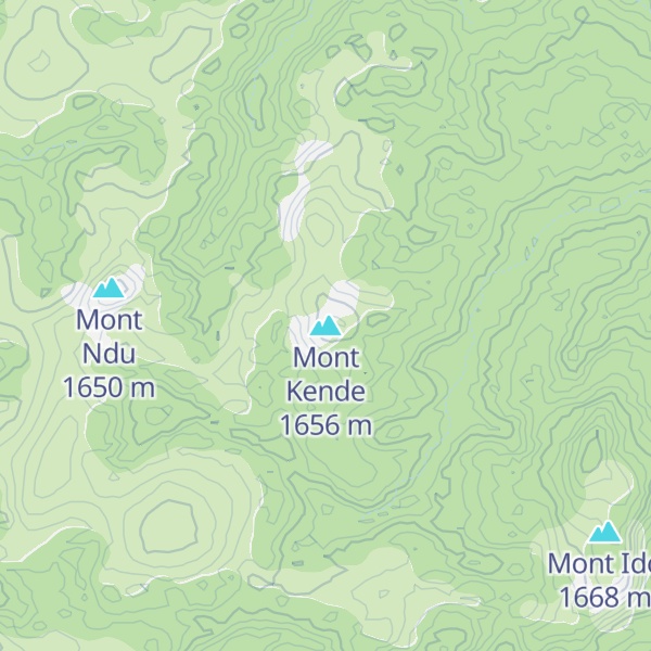 Map of Mont Kende