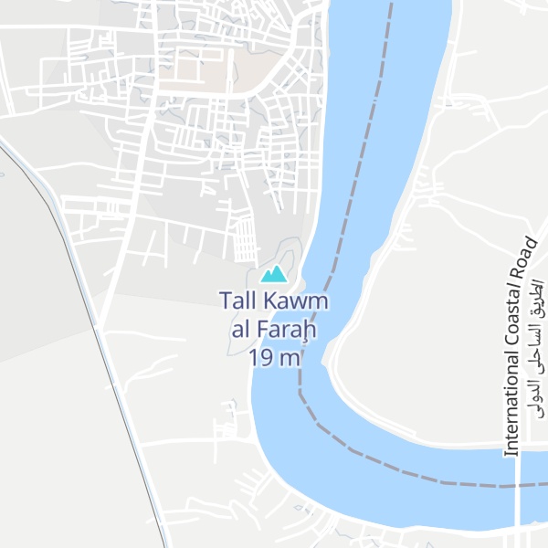 Map of Tall Kawm al Faraḩ