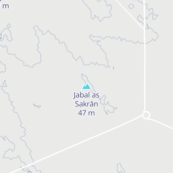 Map of Jabal as Sakrān