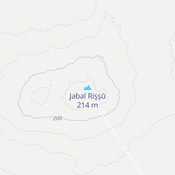 Map of Jabal Rişşū