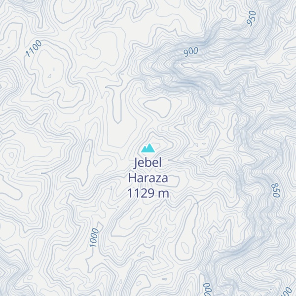 Map of Jebel Haraza