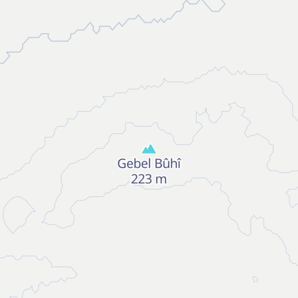 Map of Gebel Bûhî
