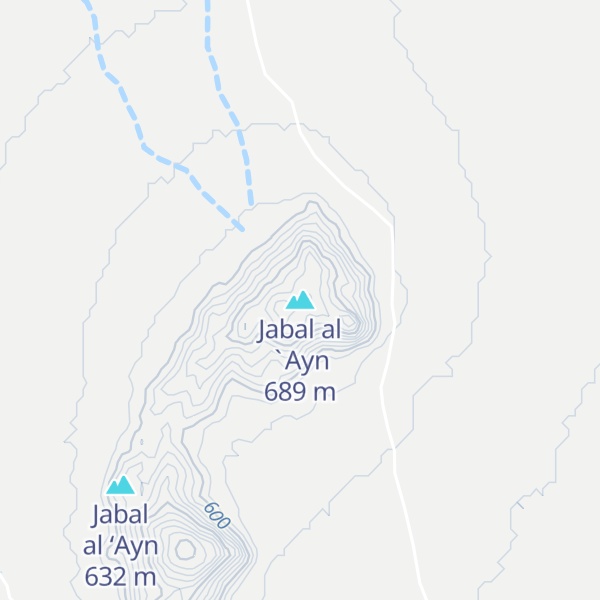 Map of Jabal al `Ayn