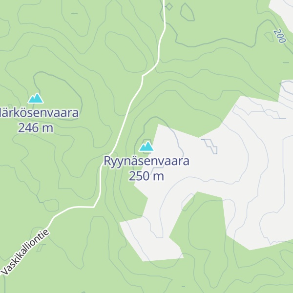 Map of Ryynäsenvaara