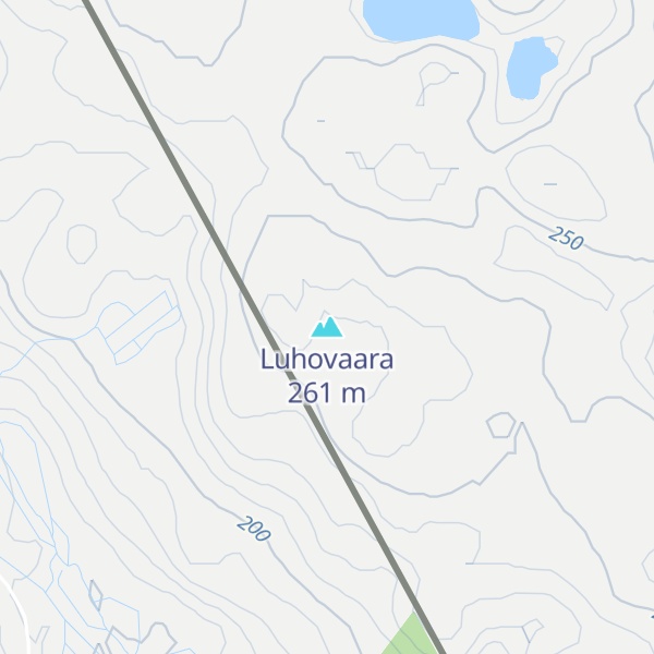 Map of Luhovaara