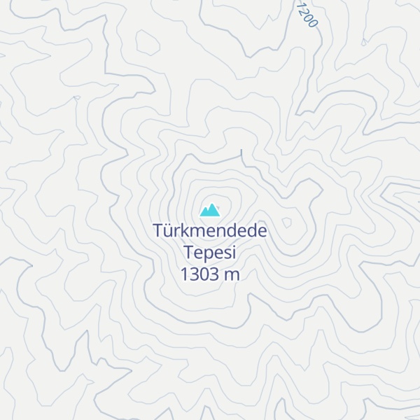 Map of Türkmendede Tepesi