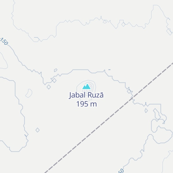 Map of Jabal Ruzā