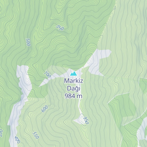 Map of Markiz Dağı