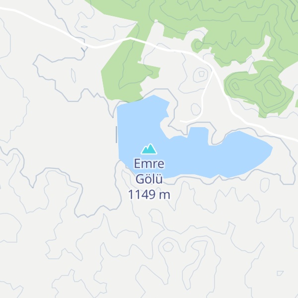 Map of Emre Gölü