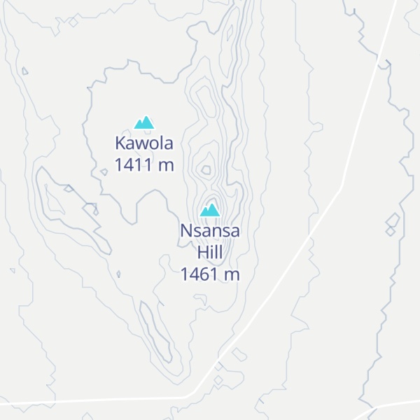 Map of Nsansa Hill