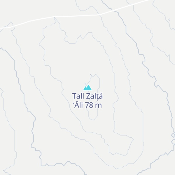 Map of Tall Zalţá ‘Ālī
